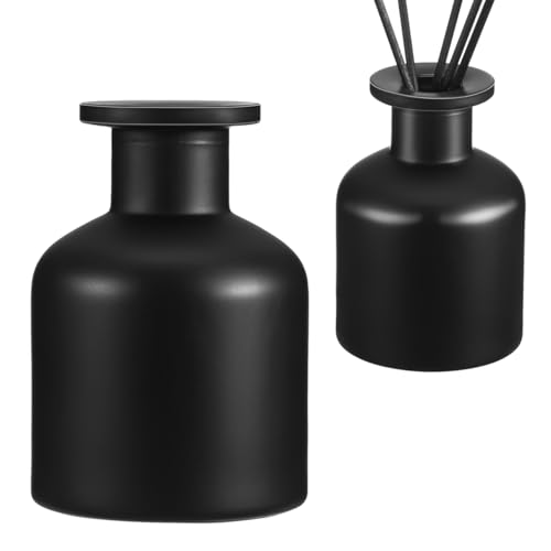 Didiseaon Glasdiffusorflaschen Leer Schwarz: 2 Stück Glas Diffusorflaschen Set 150ml Diffusor Flasche Leer Leere Raumduft Diffuser für Ätherische Öle für Badezimmer Auto und Büro Didiseaon Glasdiffusorflaschen Leer Schwarz: 2 Stück Glas Diffusorflaschen Set 150ml Diffusor Flasche Leer Leere Raumduft Diffuser für Ätherische Öle für Badezimmer Auto und Büro von Didiseaon