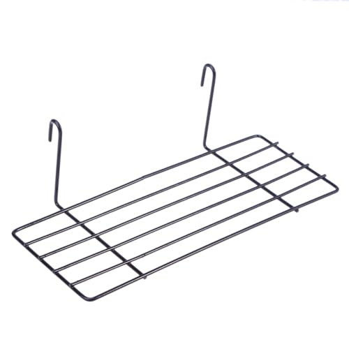 Didiseaon Hängeregal Für Wandgitter Drahtregal Wandorganisator Kleiderständer Gitter Für Blumentopf Schreibtisch Aufbewahrung 25 X 10 cm Schwarz von Didiseaon