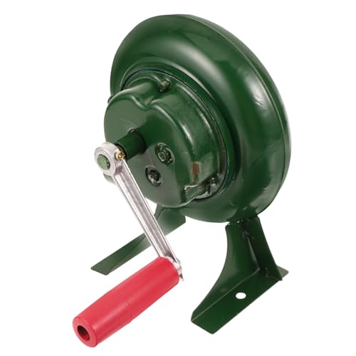 Didiseaon Handkurbel Grillgebläse Handgebläse Feuergebläse Tragbar für Camping Picknick Outdoor Bbq Feuer Luftzufuhr Manuell von Didiseaon