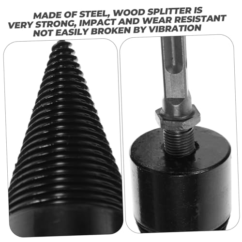 Didiseaon Holzspalter Bohrer Hochfester Holzsplitter bohrer mit Rund Sechskantgriff Hitzebehandelt für Effizientes Spalten von Hartholz Geeignet für Elektrohämmer und Holzhandwerker Didiseaon Holzspalter Bohrer Hochfester Holzsplitter bohrer mit Rund Sechskantgriff Hitzebehandelt für Effizientes Spalten von Hartholz Geeignet für Elektrohämmer und Holzhandwerker von Didiseaon