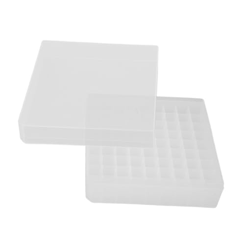 Didiseaon 81gitter Tubes Cryogenic Storage Box Mikroröhrchen-aufbewahrungsbox Mit Fächern Für Langfristige Probenlagerung Material Für Forschung Und Laborbedarf Didiseaon 81gitter Tubes Cryogenic Storage Box Mikroröhrchen-aufbewahrungsbox Mit Fächern Für Langfristige Probenlagerung Material Für Forschung Und Laborbedarf von Didiseaon