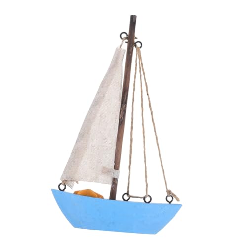 Didiseaon Mediterranes Segelschiff Modell für Kreative Raumdekoration Nautisches Holzboot Ornament für Bücherregal Schreibtisch Badezimmer Didiseaon Mediterranes Segelschiff Modell für Kreative Raumdekoration Nautisches Holzboot Ornament für Bücherregal Schreibtisch Badezimmer von Didiseaon