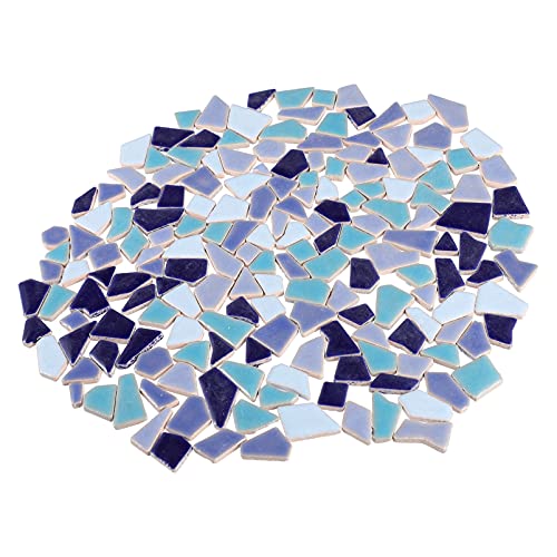 Didiseaon Keramisches Mosaik Mosaikwandfliese Unregelmäßige Mosaikfliesen Mexikanische Mosaikfliese Gebrochen Mosaik Stück Fliesen Groß Bunte Mosaikfliese Keramik Esstisch Mosaikfragmente von Didiseaon