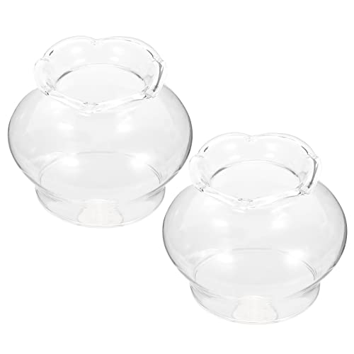 Didiseaon Öllampe Ersatzglas Petroleumlampe Lampenglas 2 Stücke Stil 3 Transparente Windlichtglas für Öllampe Lotus Kerzenständer Kerzenhalter Windlichter Gläser Tempel Party Zuhause Didiseaon Öllampe Ersatzglas Petroleumlampe Lampenglas 2 Stücke Stil 3 Transparente Windlichtglas für Öllampe Lotus Kerzenständer Kerzenhalter Windlichter Gläser Tempel Party Zuhause von Didiseaon