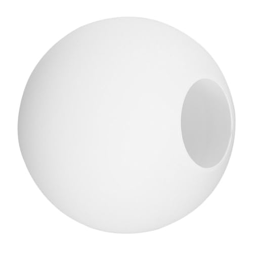 Didiseaon Runder Glasschirm Ersatz Lampenschirm aus Glas Kugelform Kompatibel für Stehlampe Tischlampe Einfache Montage Dekorativer Lampenglas Ersatzschirm für Vielseitige Beleuchtung von Didiseaon