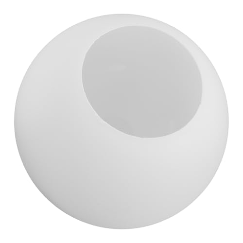 Didiseaon Runder Milchglas Lampenschirm Kugelförmig Ømm Mattierter Glaskugel Ersatz Lampenabdeckung Weiches Licht Minimalistisches Design Für Hängeleuchten Tischlampen von Didiseaon