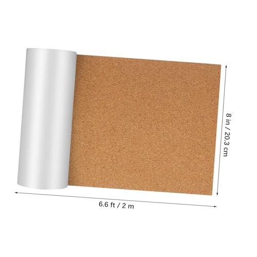 Didiseaon Selbstklebende Korkrolle Flexible Korkplatte mit Starkem Kleber Korkwand Pinnwand Korkboard für DIY Dekoration Büro Küche von Didiseaon