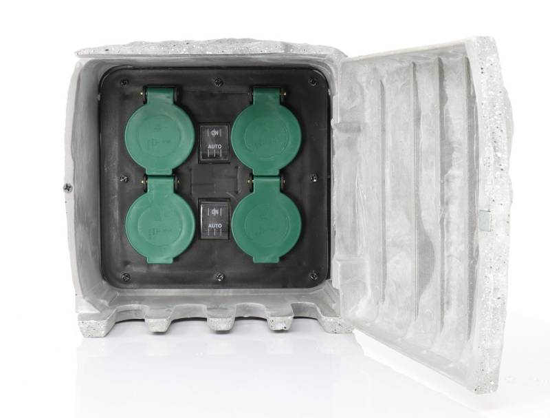 Die Bold GmbH Gartensteckdose Pepe, Wasserdicht, 3m Outdoorkabel, bis zu 3680 Watt von Die Bold GmbH