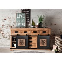 Die Faktorei Mark Nr.1 Sideboard Mangoholz Natur 150x45x80cm von Die Faktorei