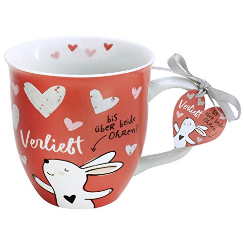 H:) PPY life Tasse mit Motiv "Hase" | Kaffeetasse, Porzellan, 40 cl | Tasse mit Spruch, Geschenk Liebe | 45334 H:) PPY life Tasse mit Motiv "Hase" | Kaffeetasse, Porzellan, 40 cl | Tasse mit Spruch, Geschenk Liebe | 45334 von H:)PPY life