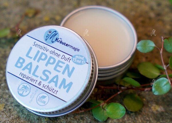 Die Kräutermagie Lippenpflege Sensitiv (ohne Duft) 15 g von Die Kräutermagie