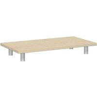 Aufsatzebene für Büroschränke Lissabon, Breite 800 mm, Ahorn von Geramöbel