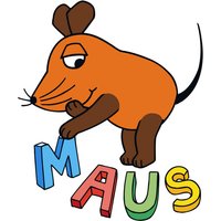 Die Maus Wandtattoo »Die Maus: Buchstaben«, selbstklebend von Die Maus