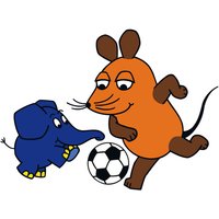 Die Maus Wandtattoo »Die Maus: Kampf um den Ball«, selbstklebend von Die Maus