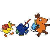 Die Maus Wandtattoo »Die Maus: Schulweg«, selbstklebend Die Maus Wandtattoo »Die Maus: Schulweg«, selbstklebend von Die Maus