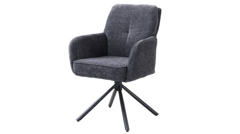Armlehnstuhl anthrazit Drehstuhl Taschenfederkern - JÖRDIS Armlehnstuhl anthrazit Drehstuhl Taschenfederkern - JÖRDIS von Die Möbelfundgrube