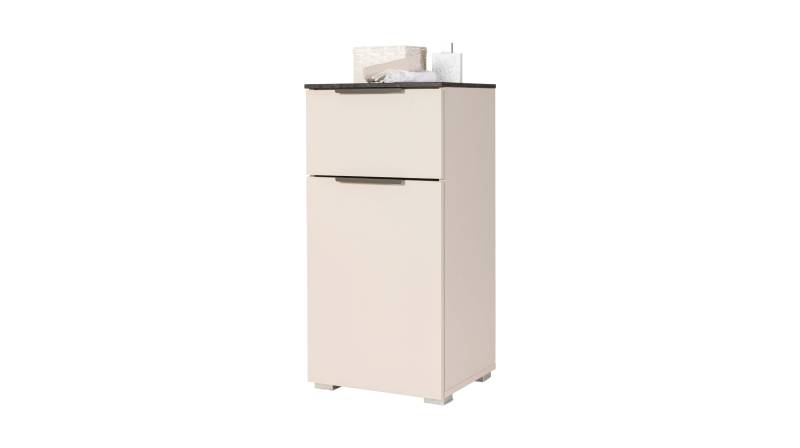 Bad Unterschrank beige - Marmoroptik 40 cm - 1 Tür - PROMESSA Bad Unterschrank beige - Marmoroptik 40 cm - 1 Tür - PROMESSA von Die Möbelfundgrube