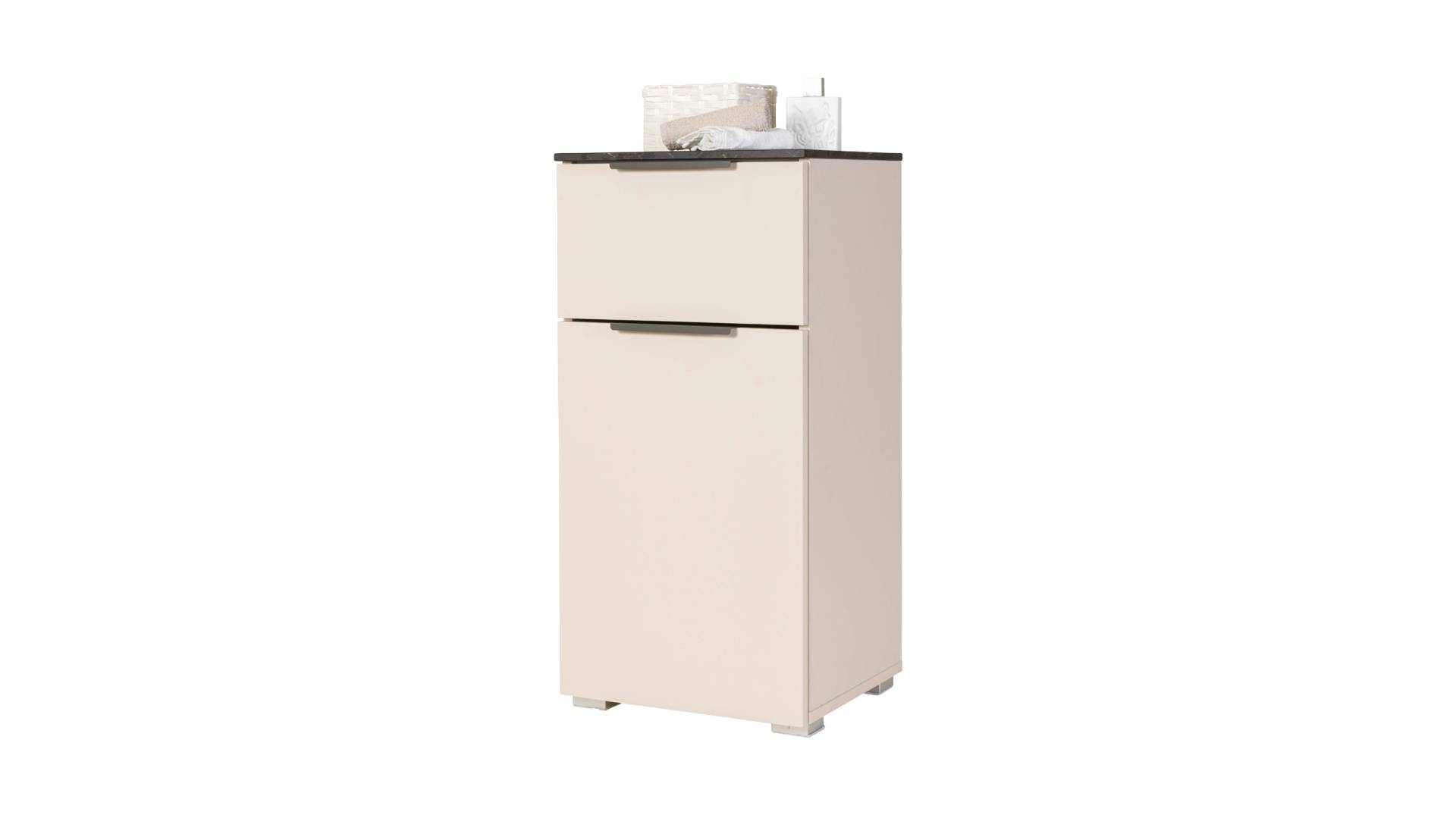 Bad Unterschrank beige - Marmoroptik 40 cm - 1 Tür - PROMESSA Bad Unterschrank beige - Marmoroptik 40 cm - 1 Tür - PROMESSA von Die Möbelfundgrube