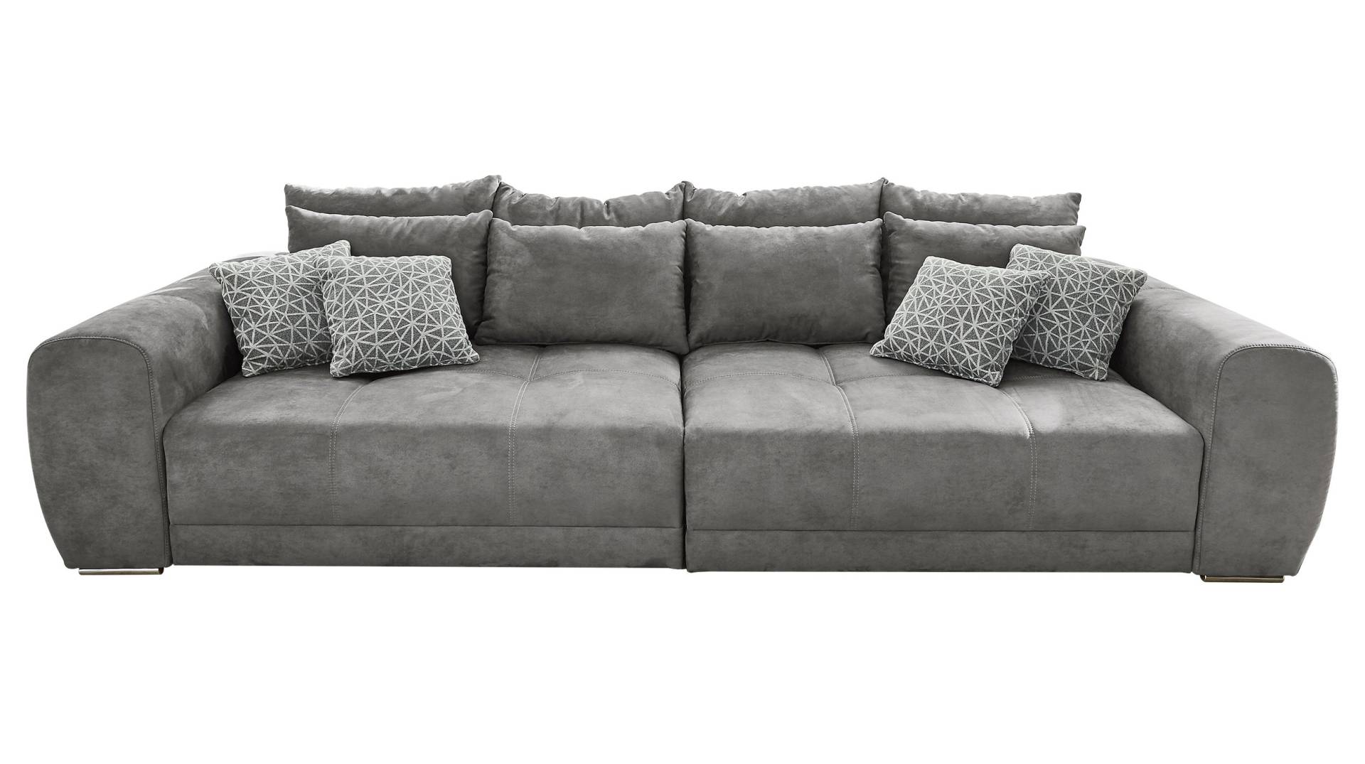 Big Sofa mit Federkern hellgrau 306 cm - MOLDAU Big Sofa mit Federkern hellgrau 306 cm - MOLDAU von Massivart