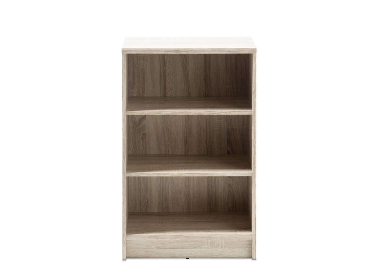 Bücherregal Standregal Sonoma Eiche 54 x 86 cm - 2 Einlegeböden - OPTIMUS von Die Möbelfundgrube