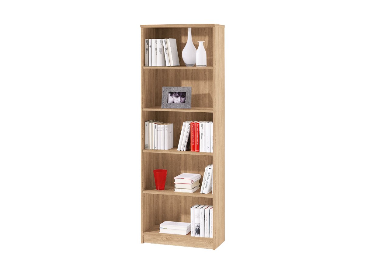 Bücherregal Standregal Sonoma Eiche 60 x 172 cm - 4 Einlegeböden - LILLY Bücherregal Standregal Sonoma Eiche 60 x 172 cm - 4 Einlegeböden - LILLY von Die Möbelfundgrube