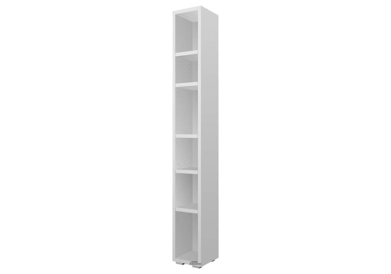 Bücherregal Standregal weiß 25 x 191 cm - IMAGE von Die Möbelfundgrube