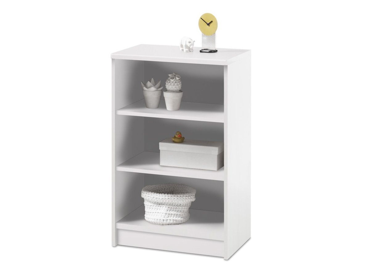 Bücherregal Standregal weiß 54 x 86 cm - 2 Einlegeböden - OPTIMUS Bücherregal Standregal weiß 54 x 86 cm - 2 Einlegeböden - OPTIMUS von Die Möbelfundgrube