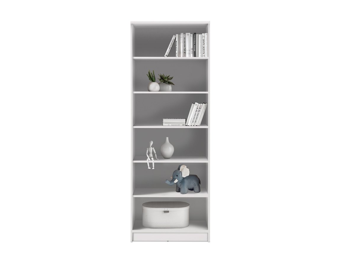 Bücherregal Standregal weiß 72 x 198 cm - 5 Einlegeböden - OPTIMUS Bücherregal Standregal weiß 72 x 198 cm - 5 Einlegeböden - OPTIMUS von Die Möbelfundgrube