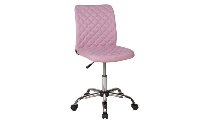 Bürostuhl Drehstuhl höhenverstellbar Microfaser rosa - MILO von Die Möbelfundgrube
