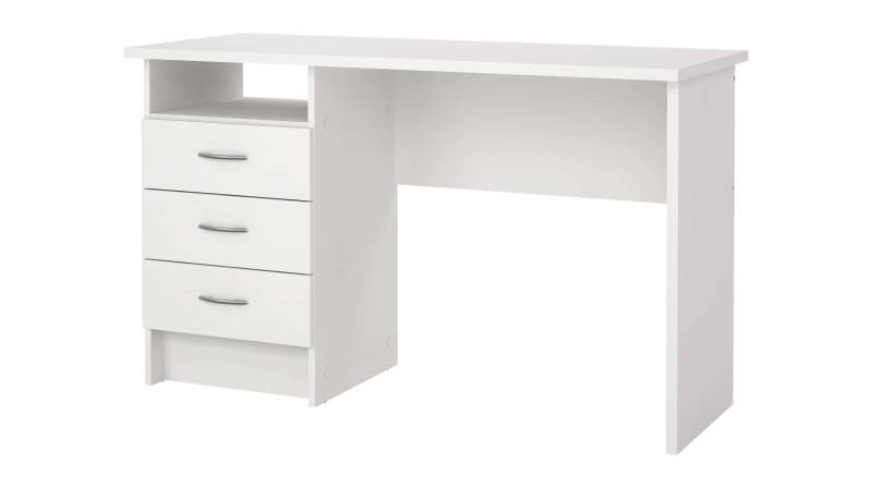 Computerschreibtisch mit 3 Schubladen 120 cm - FUNCTION PLUS von Die Möbelfundgrube