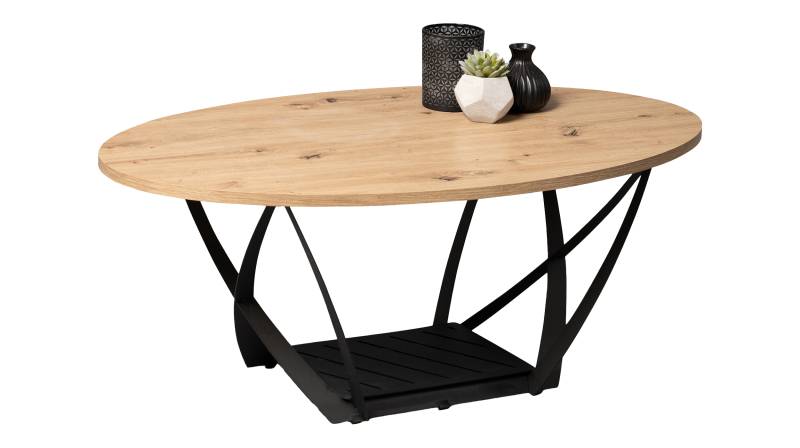 Couchtisch Artisan Eiche 100 x 60 cm - MONA von Die Möbelfundgrube