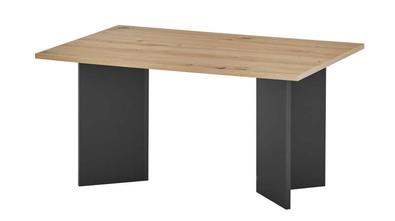Couchtisch Artisan Eiche - grau - 86 x 58 cm - MINIMAL von Die Möbelfundgrube