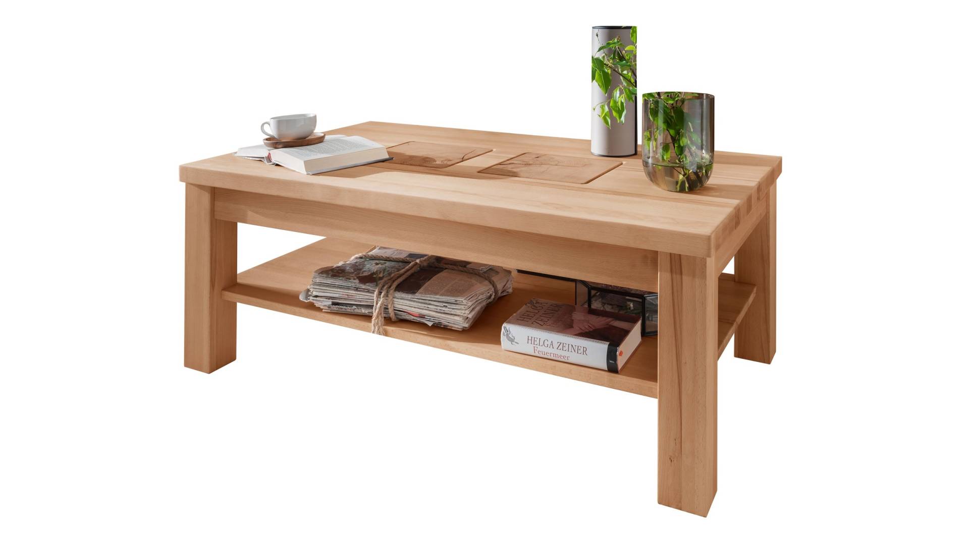 Couchtisch Massivholz Kernbuche geölt 118 x 70 cm - LUIS Couchtisch Massivholz Kernbuche geölt 118 x 70 cm - LUIS von Massivart