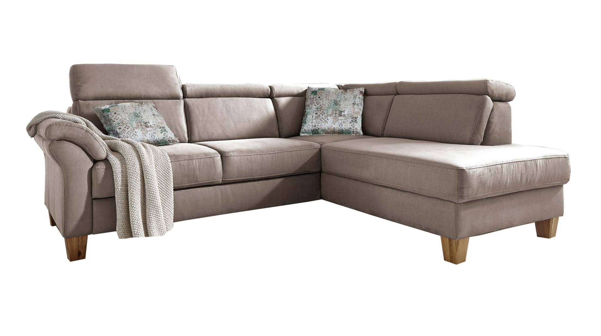 Ecksofa 245 cm grau - Sofaprogramm - Premium Version - ARNGAST von Die Möbelfundgrube