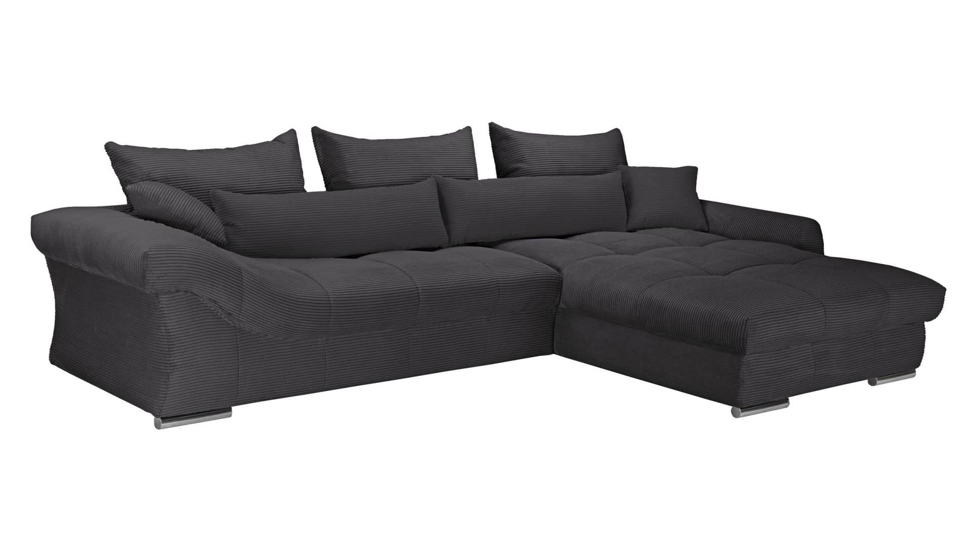 Ecksofa Cord anthrazit 335 x 225 cm - VERONA Ecksofa Cord anthrazit 335 x 225 cm - VERONA von Massivart