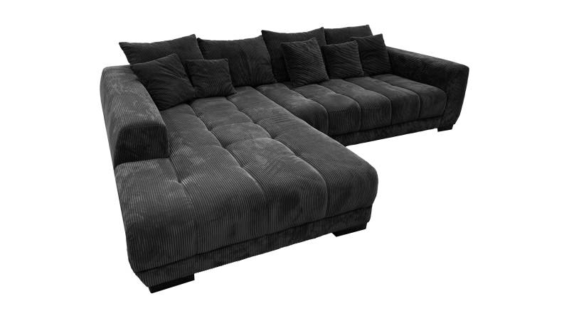 Ecksofa Cord grau 300 x 215 cm - ARTEMIS von Massivart