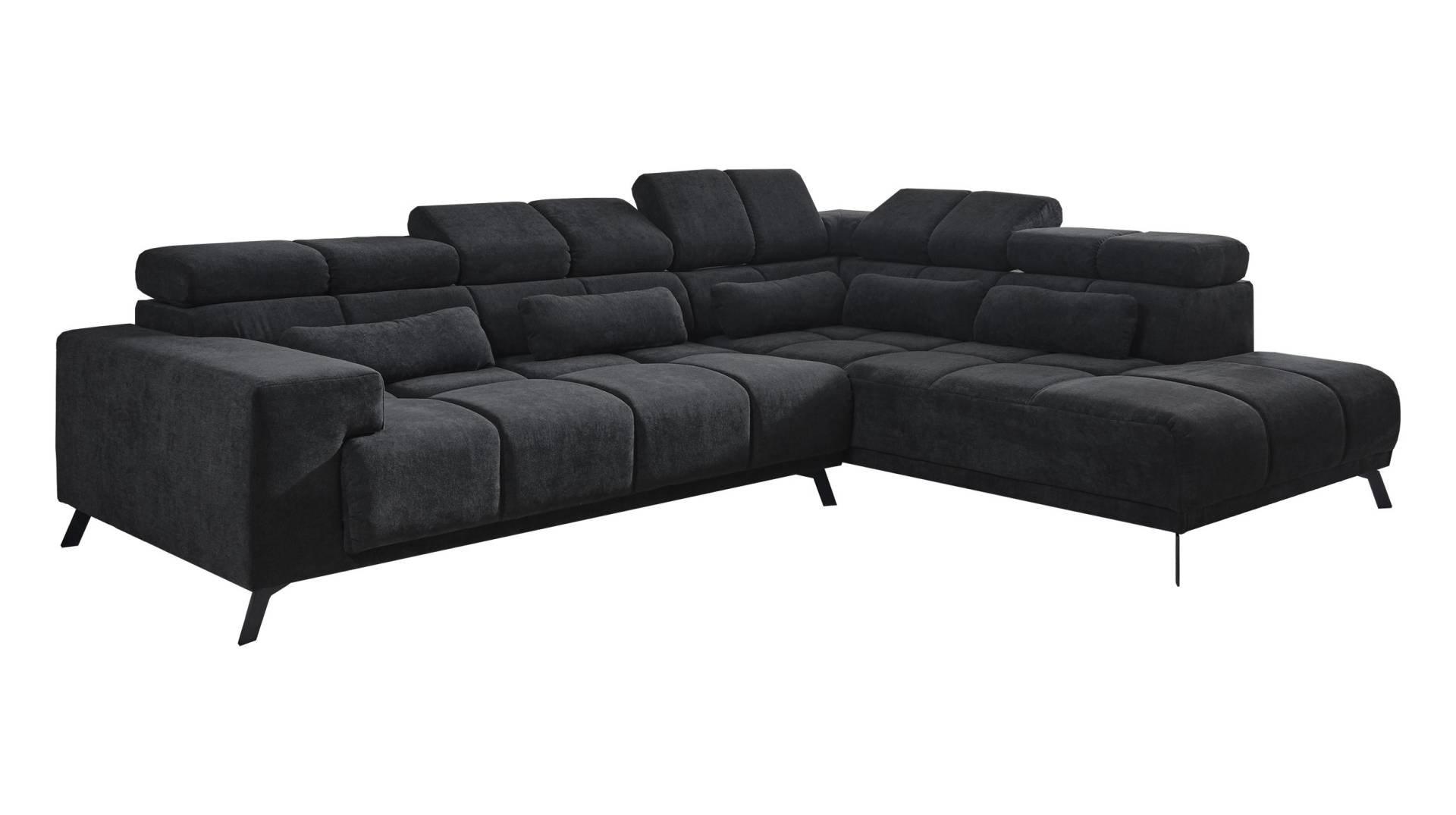 Ecksofa Sitztiefenverstellung anthrazit 295 x 232 cm - INSIDE von Die Möbelfundgrube