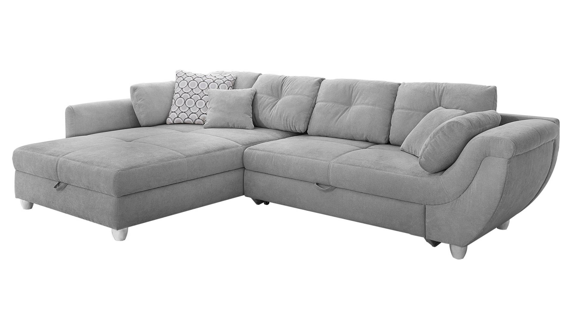 Ecksofa mit Schlaffunktion 330 x 207 cm - MARANELLO von Die Möbelfundgrube