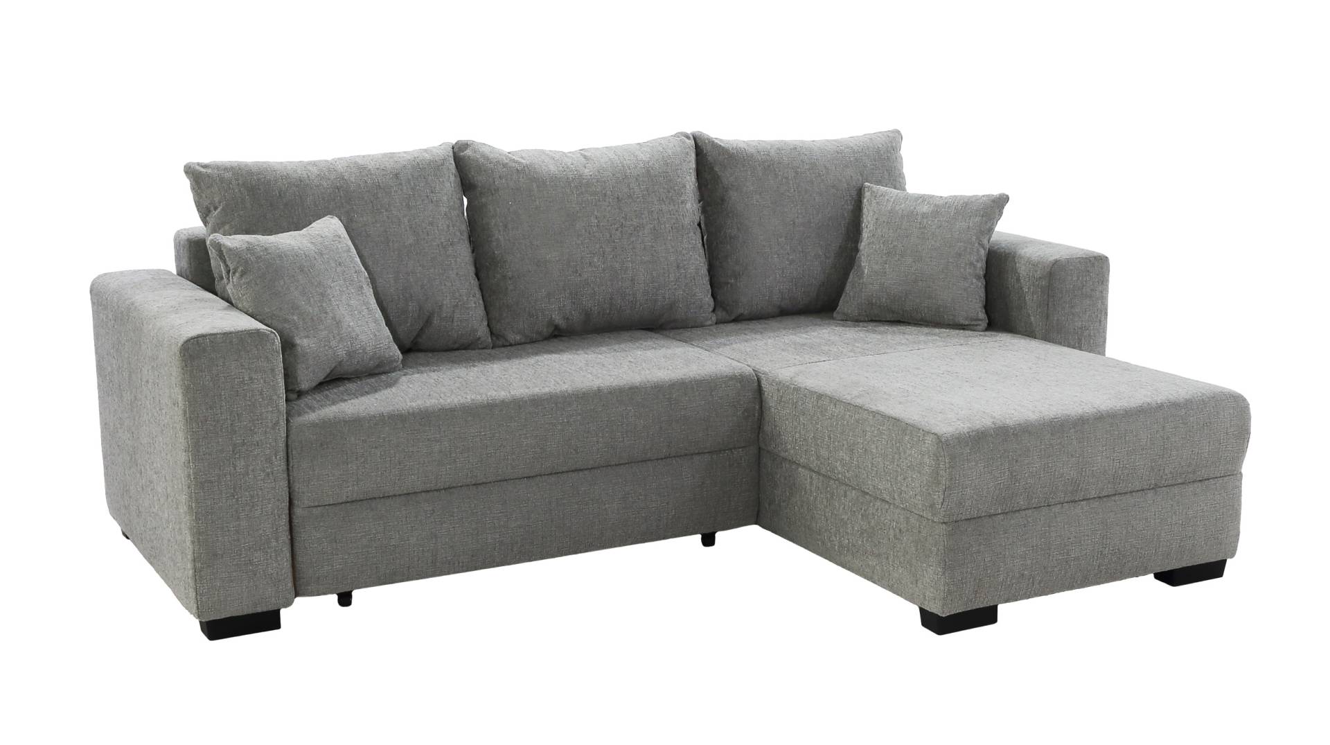 Ecksofa mit Schlaffunktion grau 235 x 169 cm - Bettkasten - ELMAU Ecksofa mit Schlaffunktion grau 235 x 169 cm - Bettkasten - ELMAU von Die Möbelfundgrube