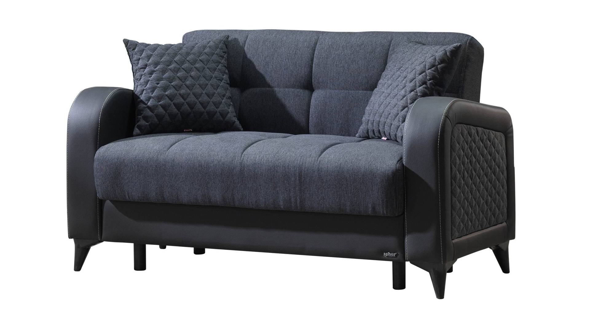 Einzelsofa 2-Sitzer anthrazit Schlaffunktion 150 cm - RIZA Einzelsofa 2-Sitzer anthrazit Schlaffunktion 150 cm - RIZA von Massivart