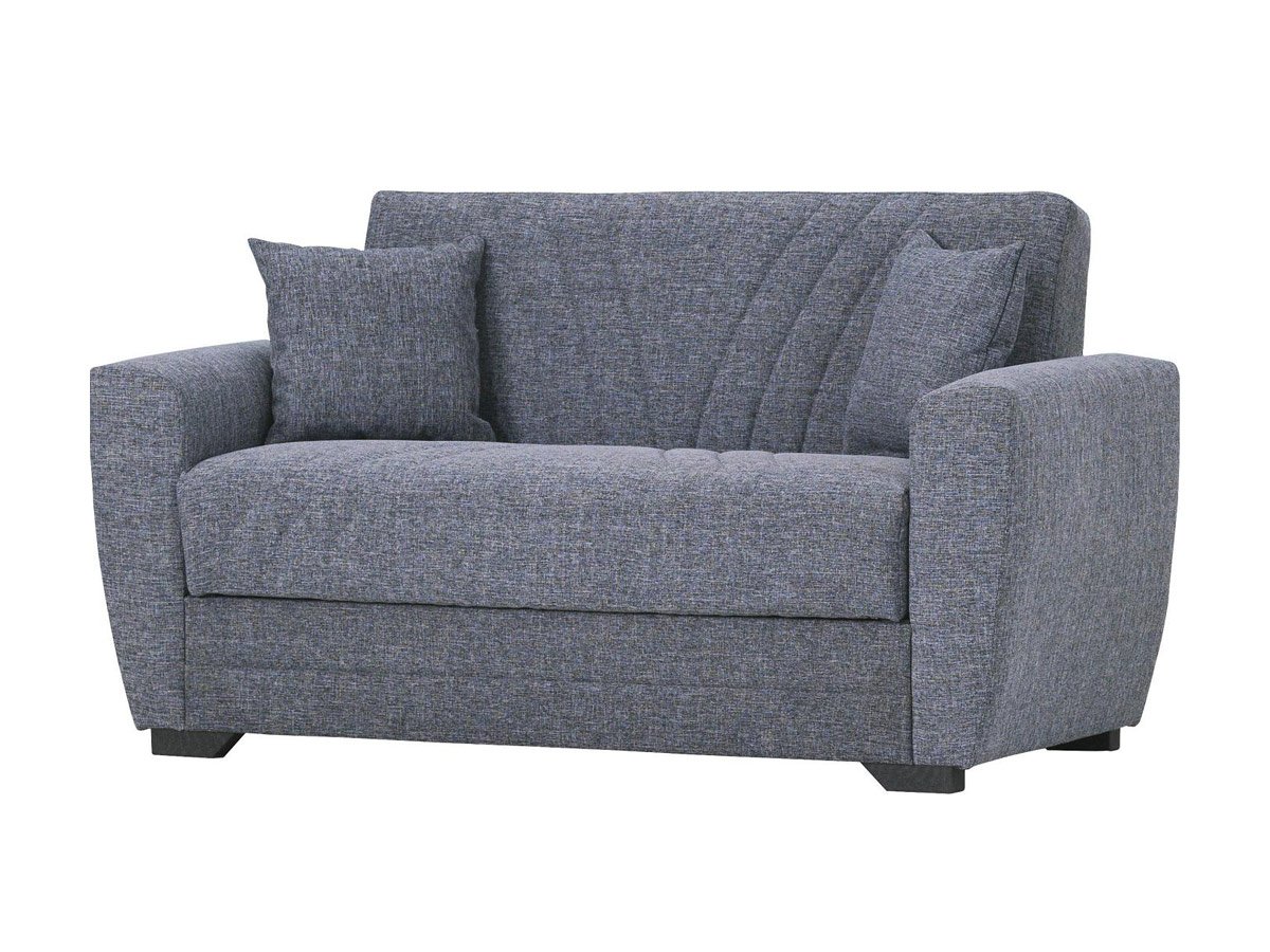 Einzelsofa 2-Sitzer grau 170 cm Schlaffunktion - ACUN von Die Möbelfundgrube