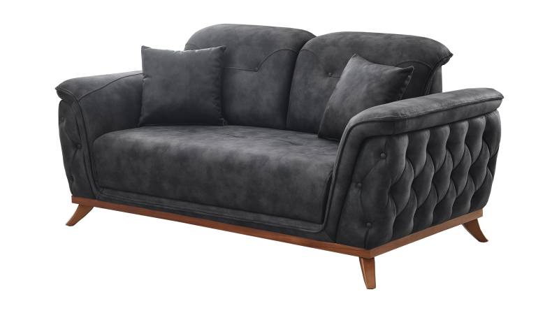 Einzelsofa 2-Sitzer anthrazit 181 cm - ALBERTO Einzelsofa 2-Sitzer anthrazit 181 cm - ALBERTO von Die Möbelfundgrube