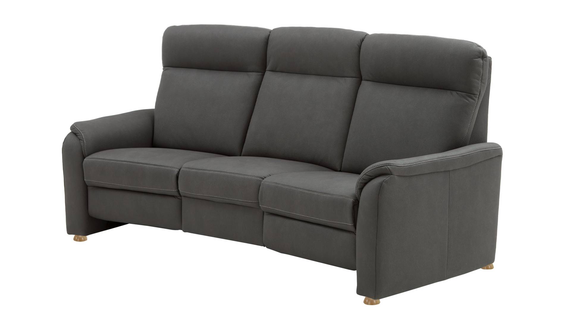 Couchliebe® Einzelsofa 3-Sitzer planbar - anthrazit - Basis Version - PENELOPE von Couchliebe