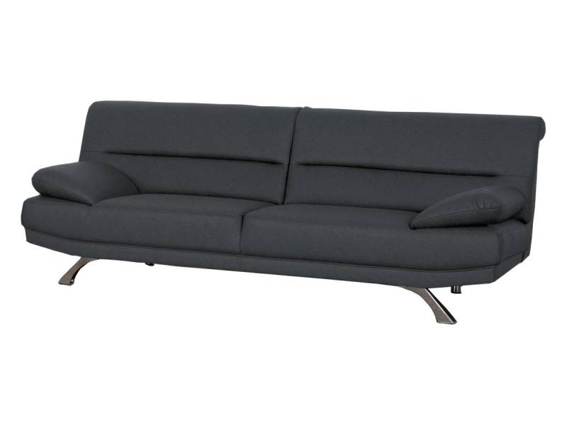 Einzelsofa 3-Sitzer anthrazit 230 cm Sofa - BRUNO von Die Möbelfundgrube