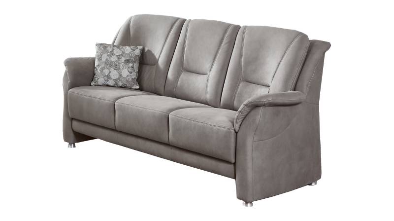 Einzelsofa 3-Sitzer grau 198 cm Federkern - LIGERO von Massivart