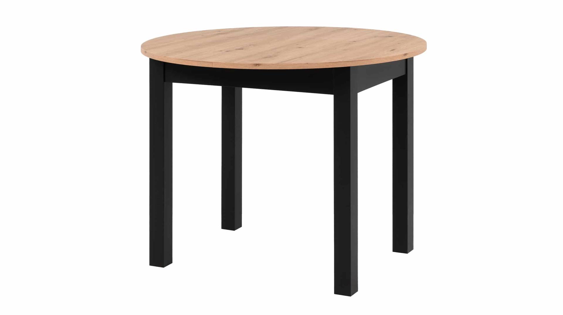 Esstisch rund ausziehbar 100 - 140 cm Artisan Eiche - COBURG Esstisch rund ausziehbar 100 - 140 cm Artisan Eiche - COBURG von Die Möbelfundgrube