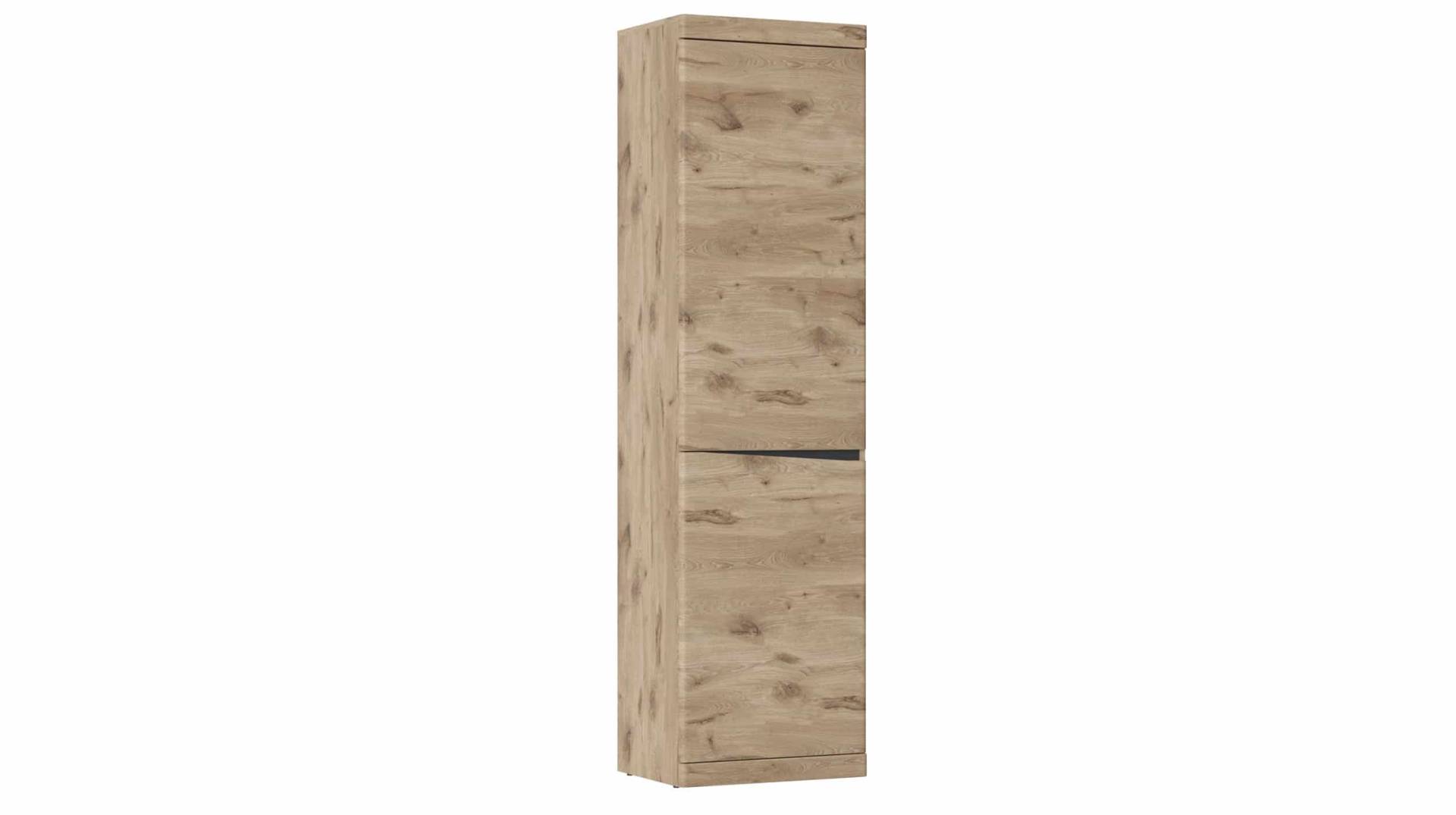 Garderobenschrank Viking Eiche anthrazit 54 x 197 cm - TWIST von Die Möbelfundgrube