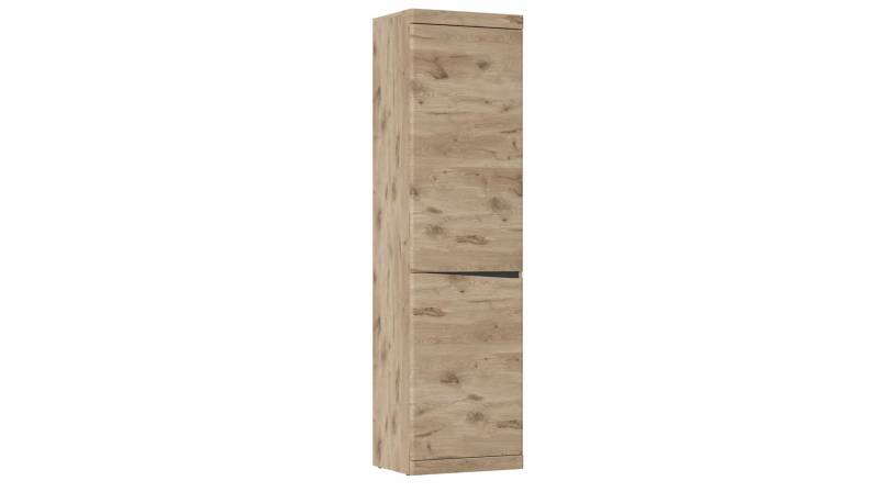 Garderobenschrank Viking Eiche anthrazit 54 x 197 cm - TWIST von Die Möbelfundgrube