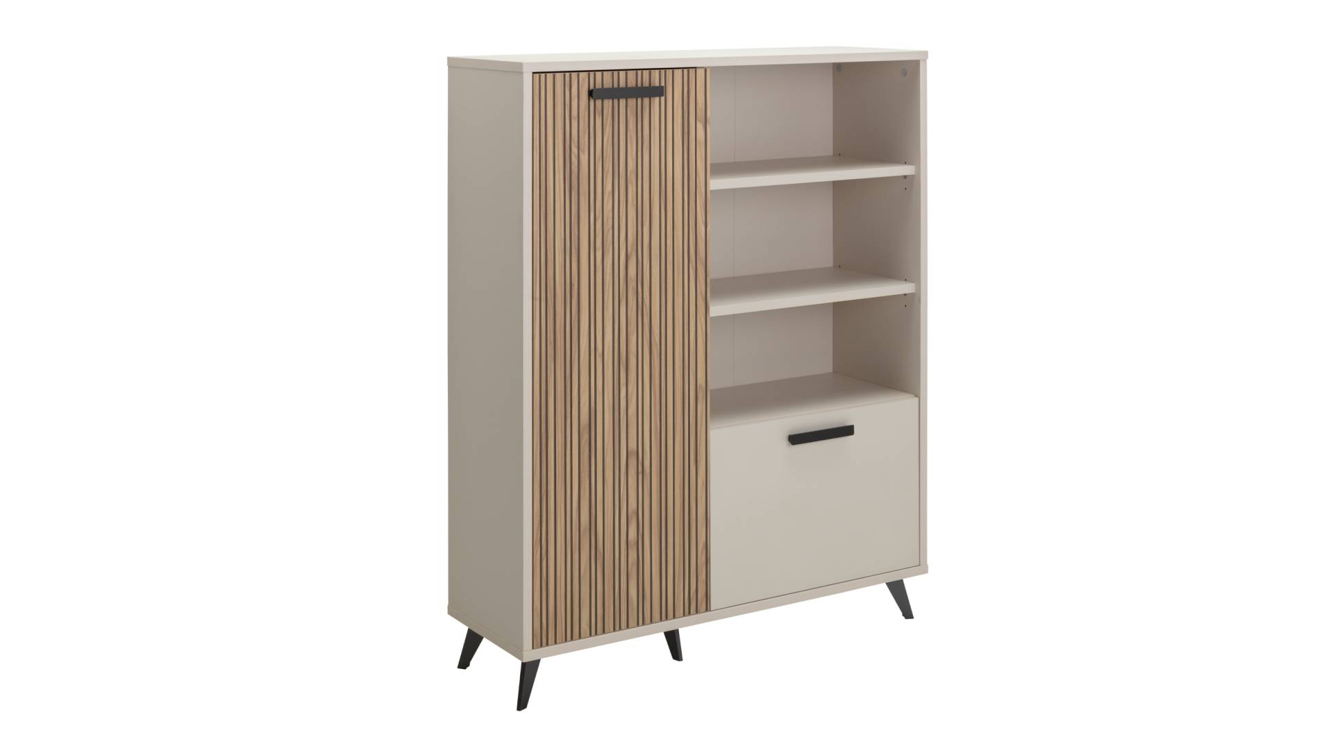 Highboard 2 Türen Eiche - beige - 101 cm - BRAVO Highboard 2 Türen Eiche - beige - 101 cm - BRAVO von Die Möbelfundgrube