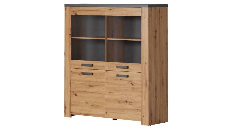 Highboard Artisan Eiche - Matera - 127 cm - FOLLOW von Die Möbelfundgrube